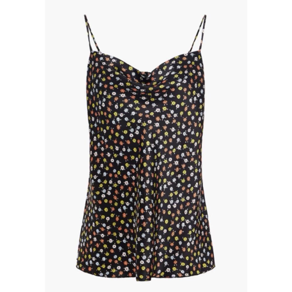 ATM Anthony Thomas Melillo Silk Ditzy Flowers Camisole Tank Top
